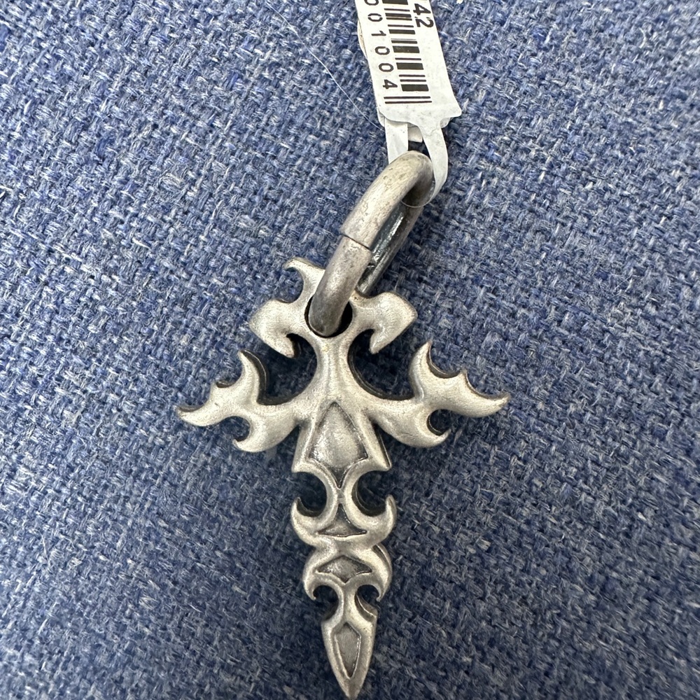 BICO Silver over pewter Celtic Cross Pendant